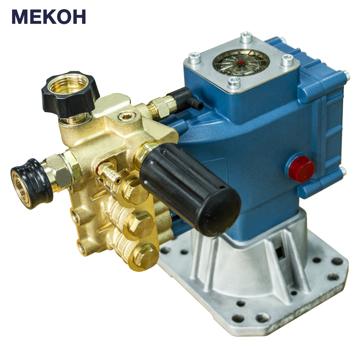 MEKOH Triplex Plunger Pressure Washer Pump – 4000 PSI, 4.4 GPM, 1-Inch Horizontal Shaft – Fits Simpson, DeWalt, AR RKV Models