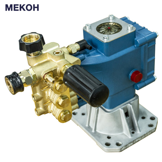 MEKOH Triplex Plunger Pressure Washer Pump – 4000 PSI, 4.4 GPM, 1-Inch Horizontal Shaft – Fits Simpson, DeWalt, AR RKV Models