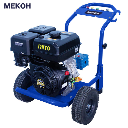 MEKOH Gas-Powered Pressure Washer – 3600 PSI, 3.5 GPM – Heavy-Duty Cleaner for Decks, Siding, Concrete, Vehicles & Outdoor Surfaces