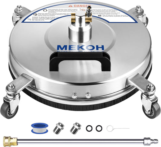 MEKOH 14 inches pressure washer surface cleaner4500PSI