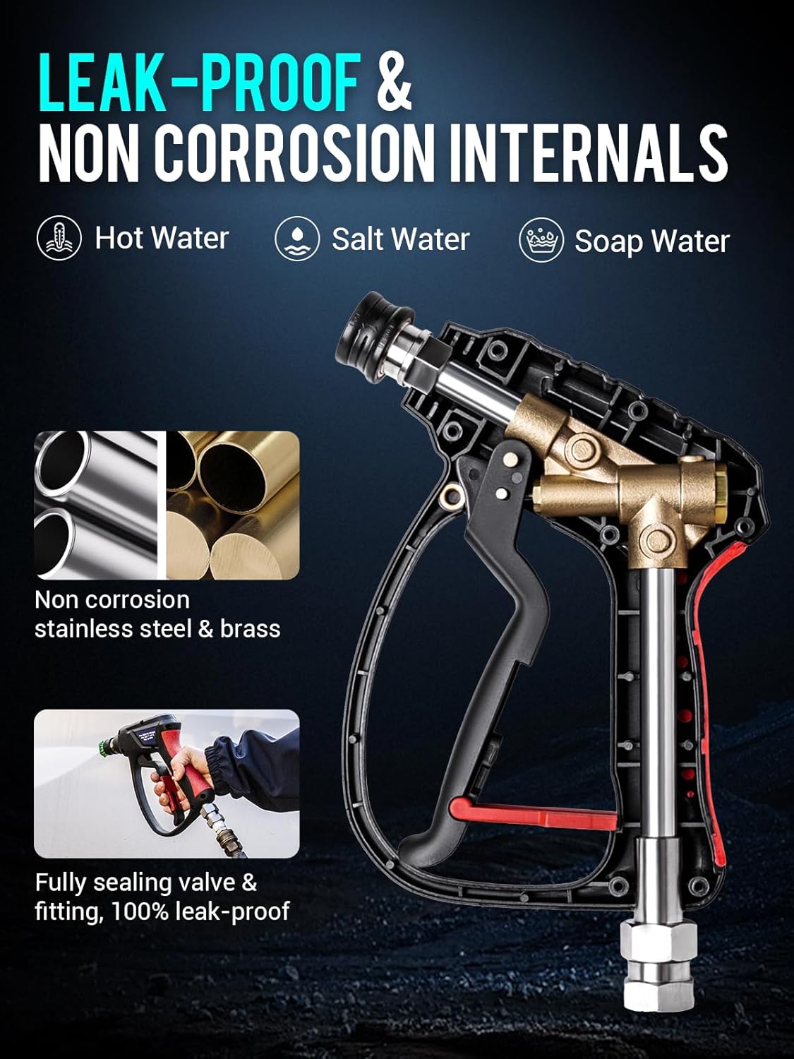 MEKOH pressure washer surface cleaner 5000PSI，10GPM