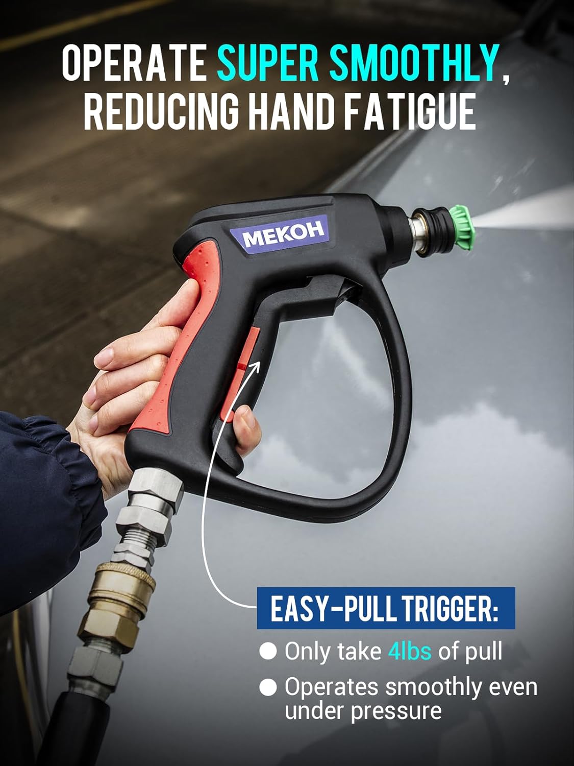 MEKOH pressure washer surface cleaner 5000PSI，10GPM